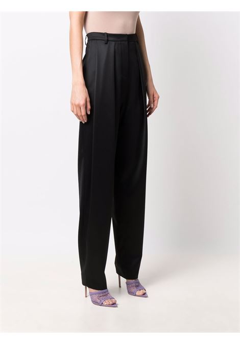 Black high-waisted oversize tapered trousers Magda Butrym - women MAGDA BUTRYM | 105820BLK